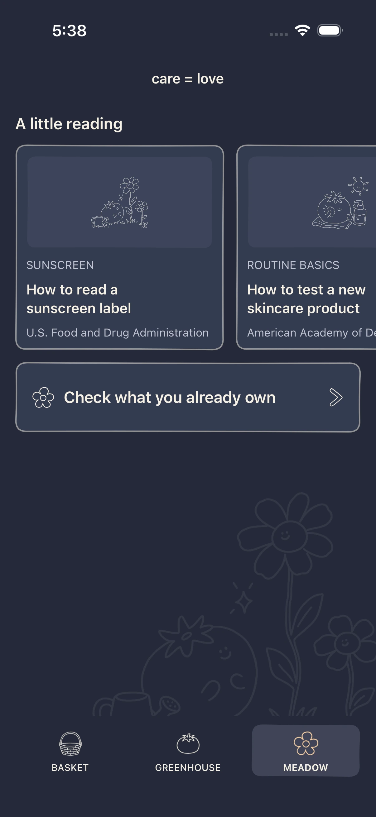 Meadow: sourced reading and a route back to products already owned.